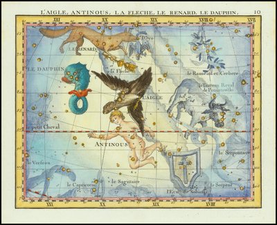 Aquila, Sagitta, Vulpecula & Anser Delphinus by John Flamsteed