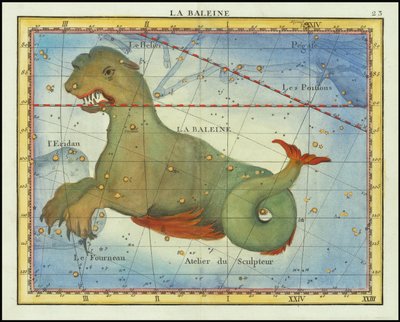 1776 - John Flamsteed - La Baleine (Cetus) by John Flamsteed