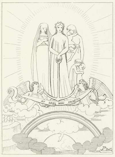 Faith, Hope and Charity by John Flaxman
