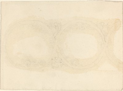 Ornamental Border Design with Winged Female Figures by John Flaxman