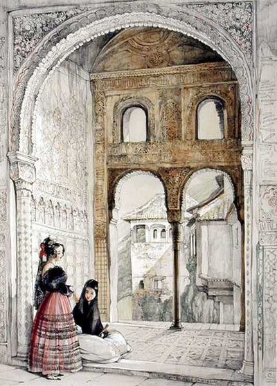 Window in the Hall of Ambassadors, from Sketches and Drawings of the Alhambra, 1835 by John Frederick Lewis