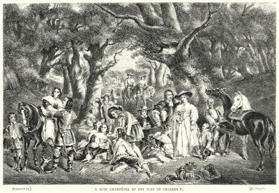 A Fete Champetre of the Time of Charles II by John Frederick Tayler