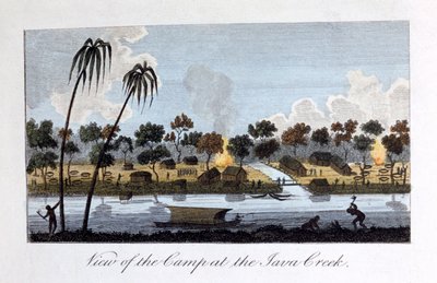 View of the Camp at the Java Creek by John Gabriel Stedman