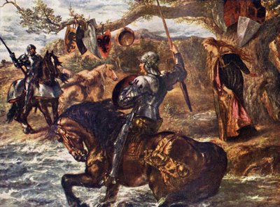 Sir Lancelot, illustration from 