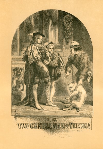 The Two Gentlemen of Verona by John Gilbert