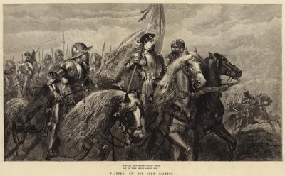 With All Their Banners Bravely Spread, And All Their Armour Flashing High by John Gilbert