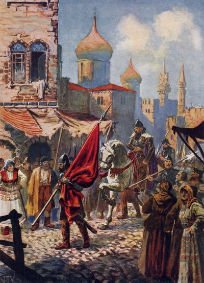 The Return of Ivan the Terrible to Moscow After the Conquest of Kazan by John Harris Valda