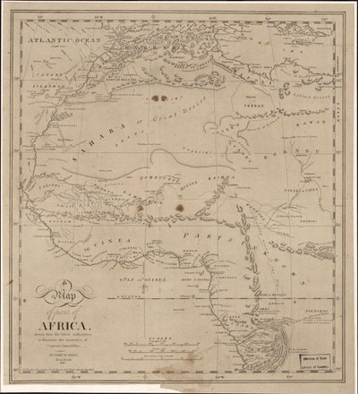A Map of Part of Africa by John Hartshorne