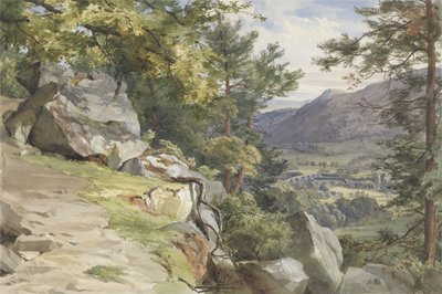 View of Craig-y-Barns, Dunkeld, Looking South, 1855 by John Henry Mole
