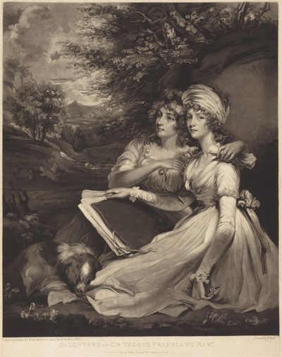 Daughters of Sir Thomas Frankland, Baronet (The Sisters) by John Hoppner