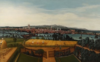 A Prospect of Worcester from the East by John I Harris