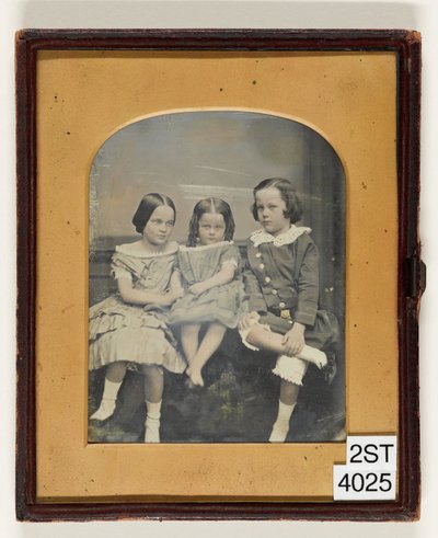 Portrait of Three Children by John Jabez Edwin Mayall