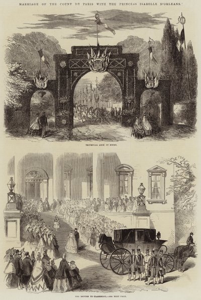 Marriage of the Count de Paris with the Princess Isabelle d