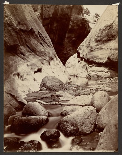 Tantalus Creek, Tributary of Fremont River by John K. Hillers