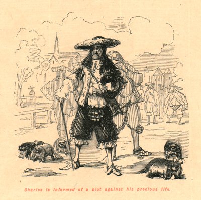 Charles is Informed of a Plot Against His Precious Life by John Leech