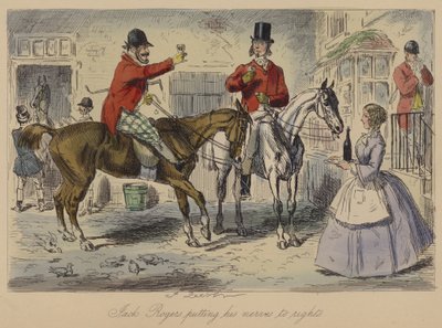 Jack Rogers Putting His Nerves to Rights by John Leech