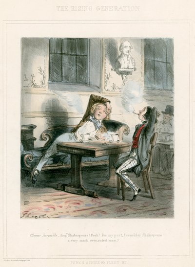 Shakespeare Pooh! For my part, I consider Shakespeare a very much over-rated man by John Leech