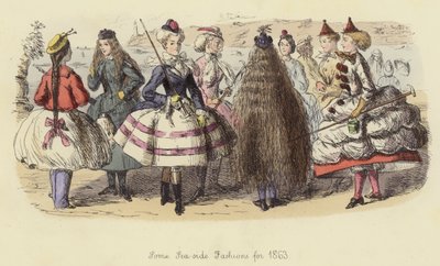 Some Sea-side Fashions for 1863 by John Leech