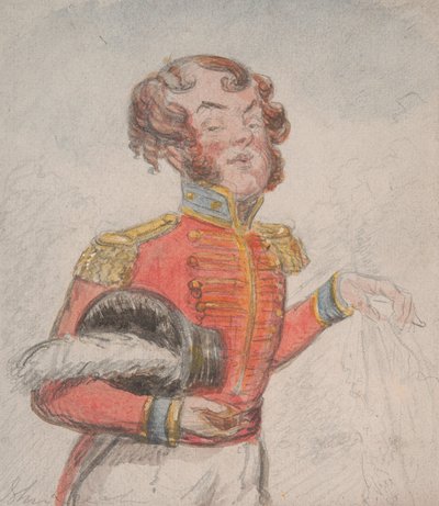 The Captain on Full Pay by John Leech