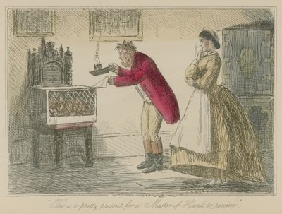 This is a Pretty Present for a Master of Hounds to Receive by John Leech