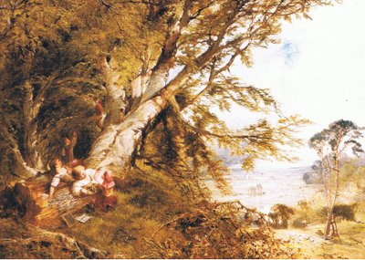 The Birds Nest, from Magazine or Book Source Unknown by John Linnell