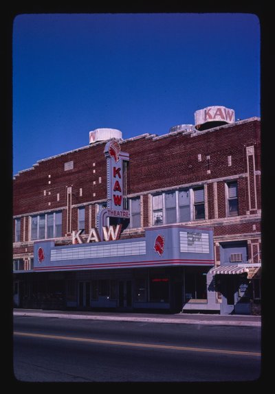 Kaw Theater, Washington Street, Junction City, Kansas, USA by John Margolies