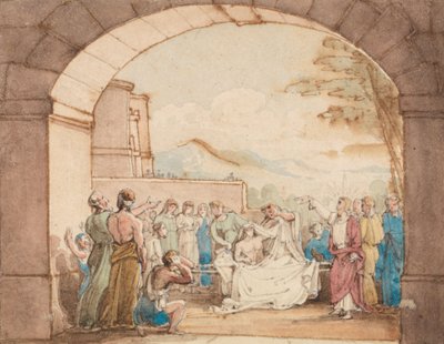 The Raising of Lazarus by John Martin