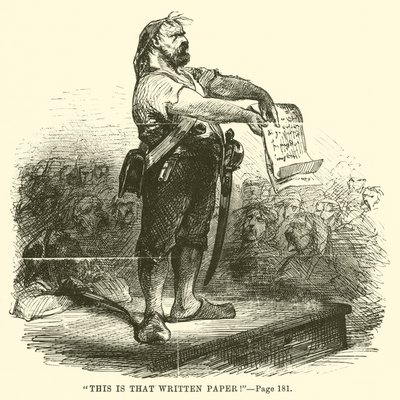 Illustration for A Tale of Two Cities by Charles Dickens by John McLenan