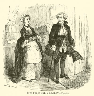 Illustration for A Tale of Two Cities by Charles Dickens by John McLenan