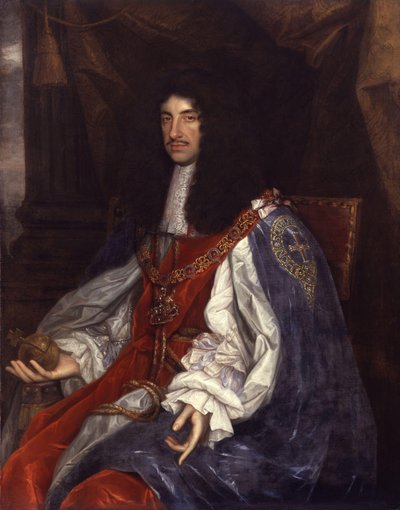 Portrait of Charles II in Garter Robes by John Michael Wright