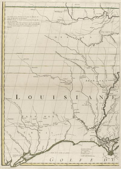 A Map of the British and French Dominions in America by John Mitchell