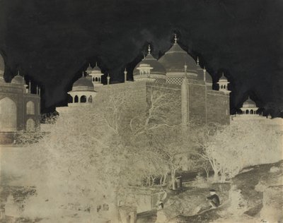 Taj Mahal, Back View of the Rest-House, with Figure, c1858-1862 by John Murray
