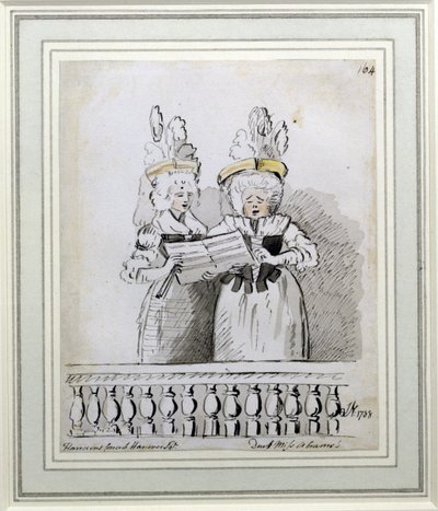 A duet by Miss Harriett and Miss Theodosia Abrams, Harrison