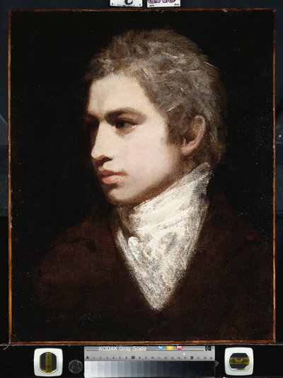 Portrait of a Gentleman, said to be Samuel Taylor Coleridge by John Opie