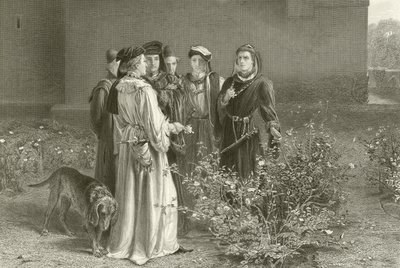 The Rival Roses by John Pettie