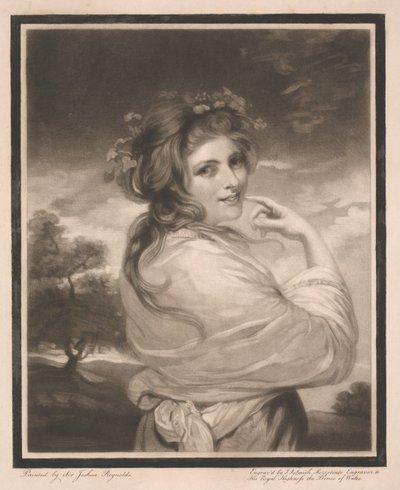 Lady Hamilton as a Bacchante by John Raphael Smith