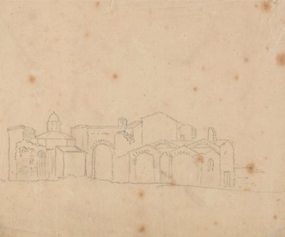 Baths of Diocletian by John Robert Cozens