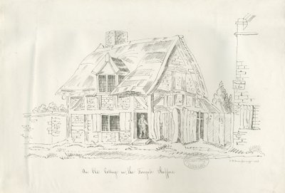 Stafford - Old Cottage in the Foregate by John Robert Fernyhough