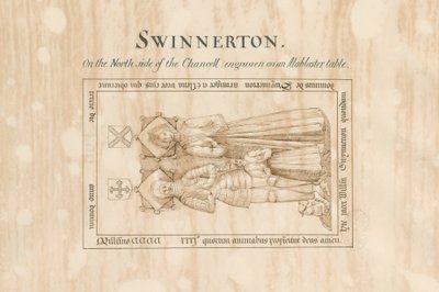 Swynnerton Church - Monument to William Swynnerton by John Robert Fernyhough