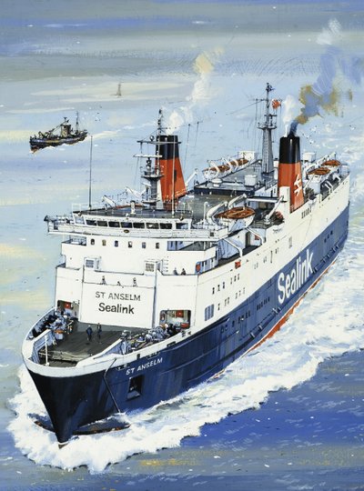 Cross-Channel Ferry by John S. Smith