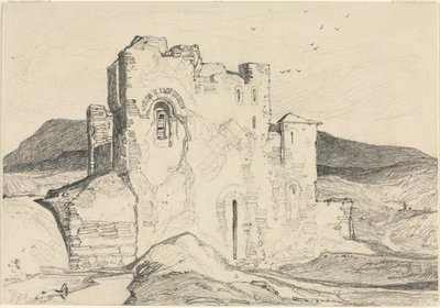 A Castle in Normandy by John Sell Cotman