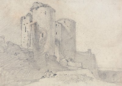 Beeston Castle, Cheshire: Entrance to the Castle by John Sell Cotman