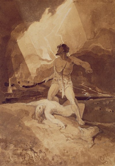 Cain and Abel, 1800-03 by John Sell Cotman