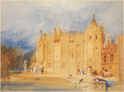 The Abbatial House, Abbey of St. Ouen, Rouen by John Sell Cotman
