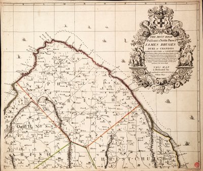 A new and exact map of the island of Barbados in America according to survey made in the years 1717 to 1721 by William Mayo by John Senex