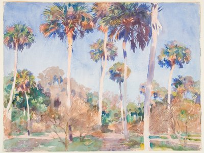 Palms by John Singer Sargent