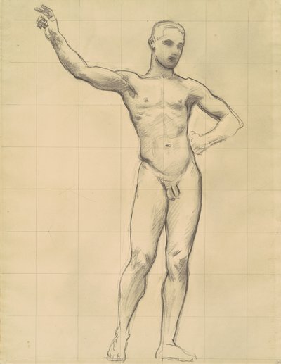 Study of Apollo for Apollo and the Muses by John Singer Sargent
