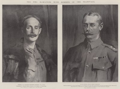 The Two Hamiltons with Roberts in the Transvaal by John Singer Sargent