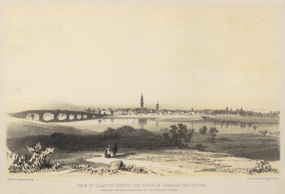 View of Glasgow During the Reign of Charles the Second by John Slezer