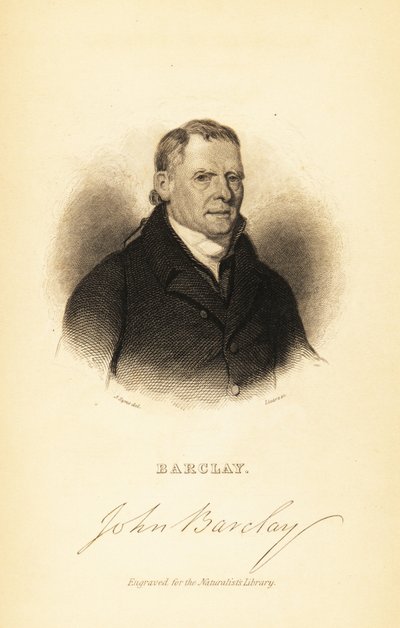 Portrait of John Barclay, Scottish comparative anatomist (1841) by John Syme